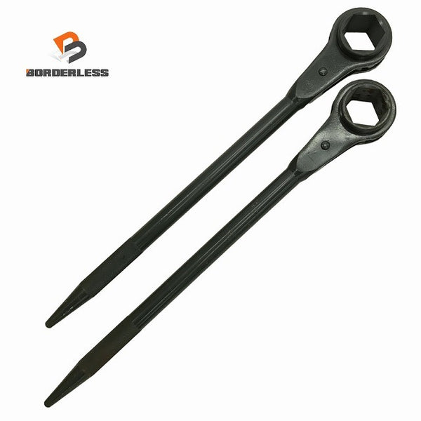 ☆比較的綺麗2本セット☆ASAHI 旭金属工業 旭の強力型片口ラチェットスパナ KS0050 ハンドツール136367 - 1