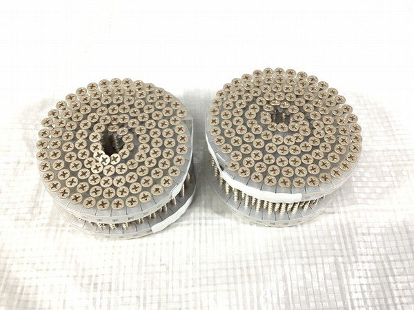 ☆未使用品5箱セット☆恩智製鋲 ロール連結カラーねじ(ノンクロム) SCN3941N ブロンズ 125本×16巻 2000本入×5ケース ロールビス - 8