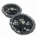 ☆中古品セット☆BURTLE バートル エアークラフト 24V リチウムイオンバッテリー AC09×2 ファン AC370 充電器 暑さ対策137298 - 3