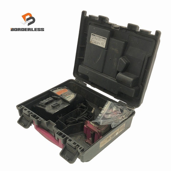 ☆中古品☆HITACHI 日立工機 14.4V コードレスインパクトレンチ WR14DBAL2 充電器＋ケース付 充電式 バッテリー式119065 - 1