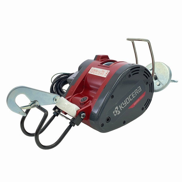 ☆未使用品☆KYOCERA 京セラ ウインチ AWI62D 最大吊揚荷重 60kg 揚程 30m ワイヤー径3.3mm×31m128335 - 2