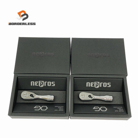 ☆未使用品2個セット☆nepros ネプロス 9.5sq コンパクトショートラチェットハンドル NBRC390S 小型 ラチェットレンチ136534