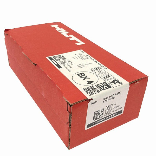 ☆未使用品2個セット☆HILTI ヒルティ 14㎜ ガス鋲打機用ピン X-S 14 B4 MX 400本入×2箱 BX4用ピン136967 - 3
