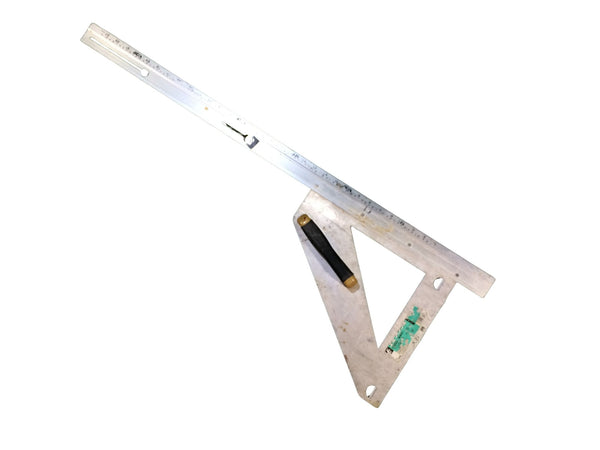 ☆中古品☆SHINWA シンワ測定 エルアングル 型番不明 1000mm 平ピタ 品番10297 300mm 丸のこガイド付き133462 - 2