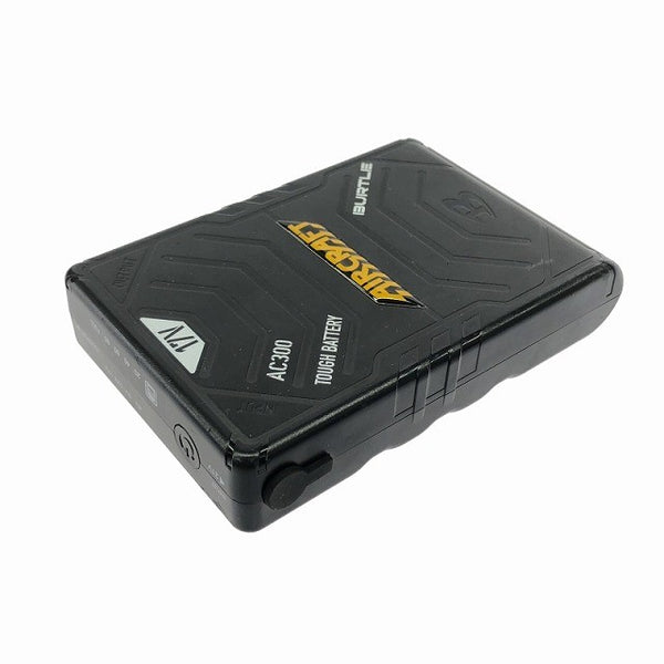 ☆中古品☆BURTLE バートル 17V エアークラフト専用バッテリー AC300 黒/ブラック 本体のみ 空調作業服用 京セラ118038 - 4