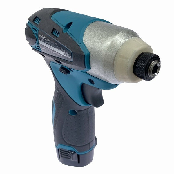 ☆未使用品☆makita マキタ 10.8V 充電式インパクトドライバー TD090DWX 青 バッテリ2個(1.3Ah) 充電器 ケース付117825 - 5