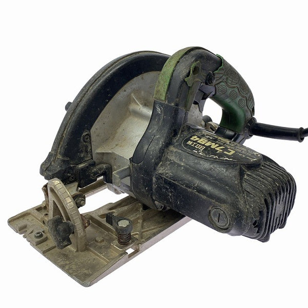 ☆中古品2点☆HITACHI 190mm 丸のこ C7MB4 / HiKOKI 100mm 電気ディスクグラインダー FG10SS2 マルノコ 研削 電動工具セット129025 - 7