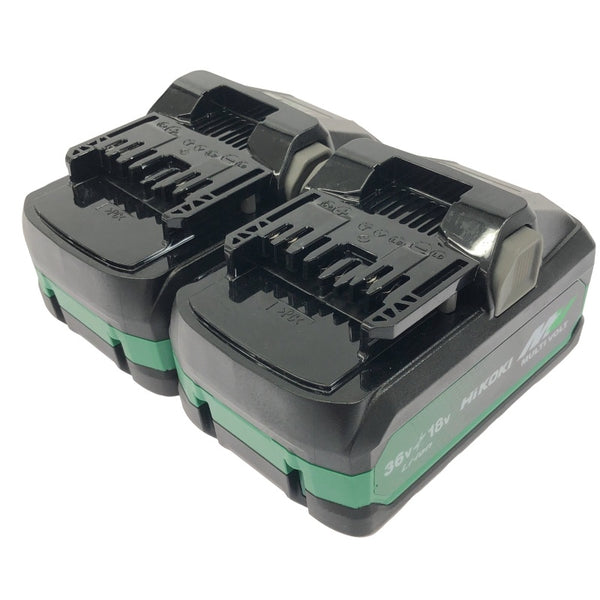 ☆美品2個セット☆HiKOKI ハイコーキ 36V 4.0Ah 純正 マルチボルトバッテリー BSL36B18X リチウムイオンバッテリー 蓄電池118594 - 3