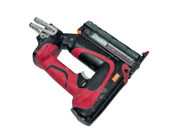 ☆中古品☆MAX マックス 18V 充電式ピンネイラ TJ-35P3 バッテリー（18V 5.0Ah）充電器（JC-925A）付き エア釘打機135124 - 4