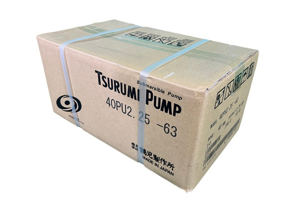 ☆未使用品☆TSURUMI ツルミ製作所 200V 60Hz 水中ポンプ 40PU2.25-63 汚水 汚物用 自動120523 - 4