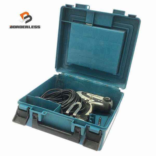 ☆中古品☆makita マキタ 100V インパクトドライバ 6955SPKW 白/ホワイト ケース付 コード式 締付け 電動工具138132 - 1