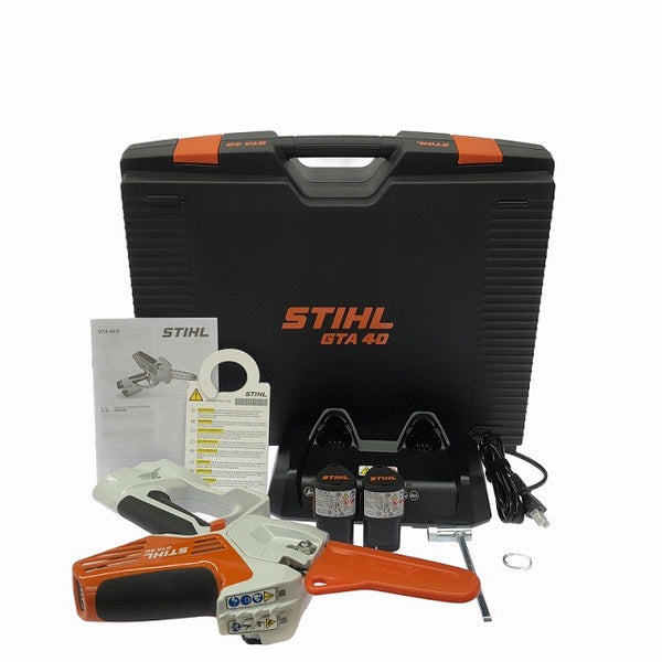 ☆未使用品☆STIHL スチール バッテリーガーデンカッター GTA40 バッテリー2個 充電器付き 電動工具 造園 せん定ハサミ134617 - 3