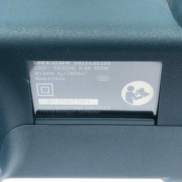 ☆美品☆BOSCH ボッシュ 100V GBH4-32DFR 付属品 ブルポイント(全長250mm) ケース付 ハツリ はつり機118777 - 9