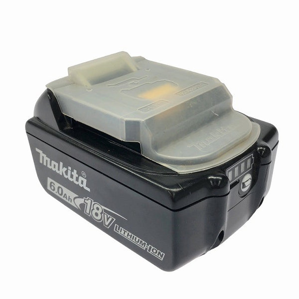 ☆中古美品☆ makita マキタ 18V 6.0Ah 純正リチウムイオンバッテリー BL1860B 急速 残量表示 LITHIUM-ION 雪/飛行機マーク 116595 - 4