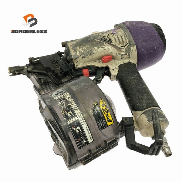 ☆中古品☆HITACHI 日立工機 65mm 常圧 ロール釘打機 NV65AJ ロール釘打ち機 エア釘打ち機 エア釘打機 コイルネイラ133574 - 1