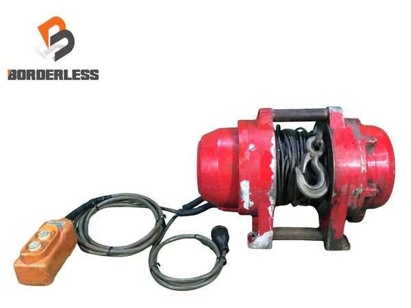 ☆中古品☆Shindaiwa 新ダイワ マイティウインチ SW151R リモコン付 電動ウインチ 電動ウィンチ マイティウィンチ 荷揚げ機136996 - 1