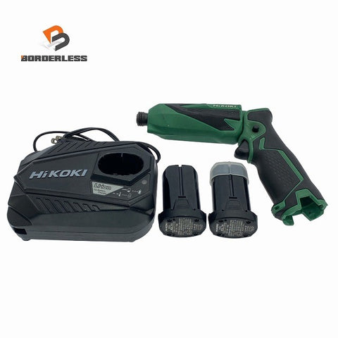 ☆中古品☆HiKOKI ハイコーキ 7.2V コードレスペンインパクトドライバー WH7DL バッテリ2個(1.5Ah) 充電器付 充電式120388