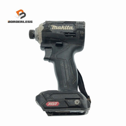 ☆中古品☆makita マキタ 40Vmax 充電式インパクトドライバー TD001G 黒/ブラック 本体のみ コードレス バッテリー式117185