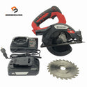 ☆中古品☆KYOCERA 京セラ 18V 125mm 充電式丸ノコ BW-1800 バッテリ1個(1.5Ah) 充電器付 コードレス マルノコ 丸のこ リョービ136856 - 1