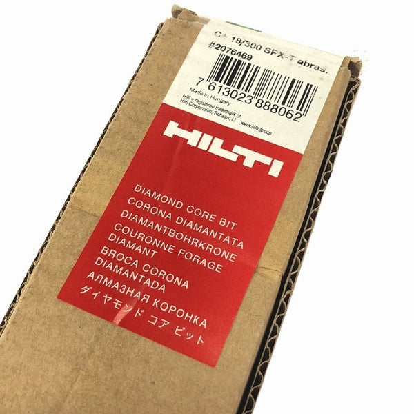 ☆未使用品☆HILTI ヒルティ ダイヤモンドコアビット C+18/300 SPX-T abras Φ18 コアドリル 替刃106912 - 7