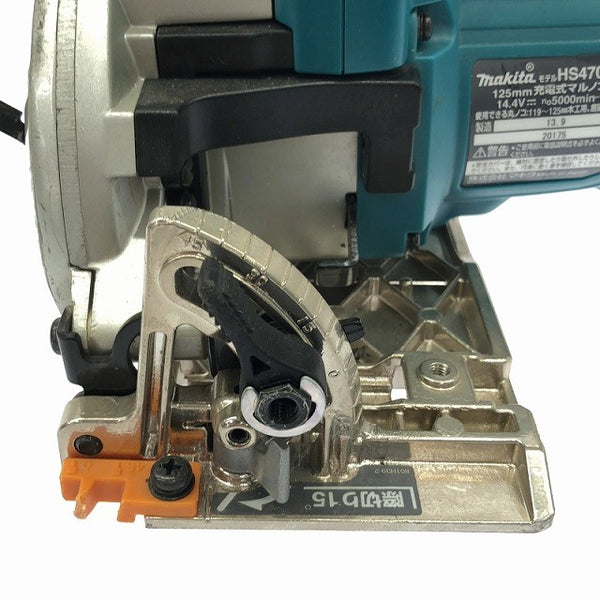 ☆中古品☆makita マキタ 14.4V 充電式マルノコ HS470D 本体のみ 電動工具 切断機 木工 大工道具 116484 - 8