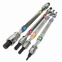 ☆送料無料 未使用品☆Pro-Auto SEK スエカゲツール 4本組ダブルフレックスヘキサゴンレンチ DFH-4S 六角レンチ136623 - 2