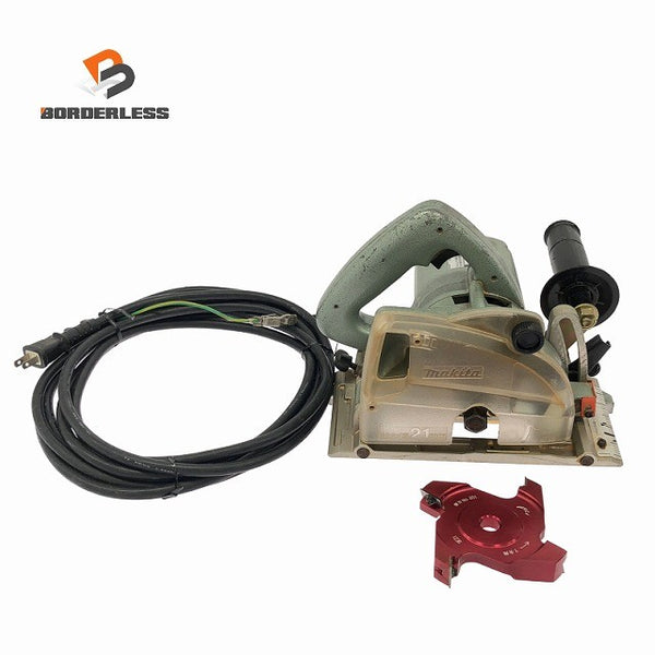☆中古品☆makita マキタ 100V 小型ミゾキリ 3004A ミゾキリカッター 溝切りカッター 小穴カッター 胴縁カッター 大工道具 電動工具135106 - 1