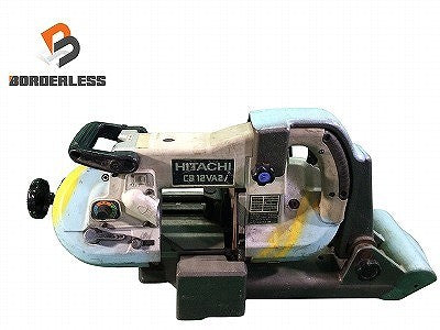 ☆中古品☆HITACHI 日立工機 100V 120mm ロータリーバンドソー CB12VA2 ライト付き 帯鋸切断機 鉄工 金属加工 116052116052