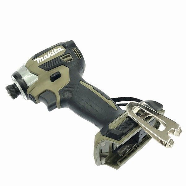 ☆未使用品☆ makita マキタ 18V 充電式インパクトドライバ TD173DZK オリーブ 本体+説明書+ケース117686 - 4