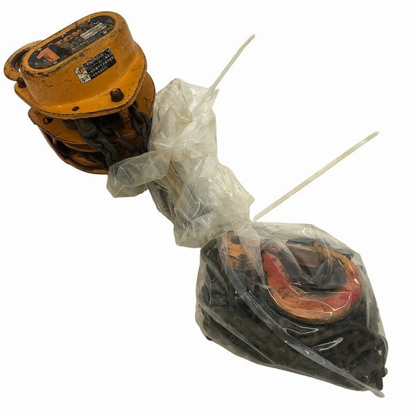 ☆中古品2個セット☆KITO キトー チェーンブロック M3形 CB010 荷重1.0ton/1ton 揚程2.5m 手動式 チェンブロック 吊り具 荷揚げ137279 - 3