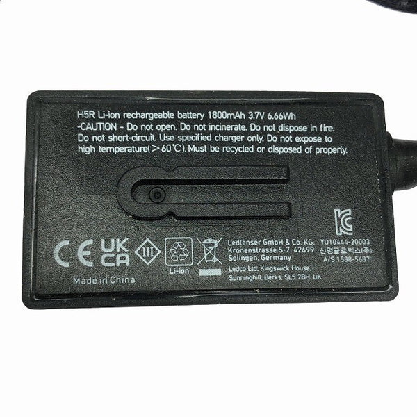 ☆中古美品☆ LEDLENSER レッドレンザー 充電式LEDヘッドライト H5RCore 本体のみ 500ルーメン USB充電 116592 - 8