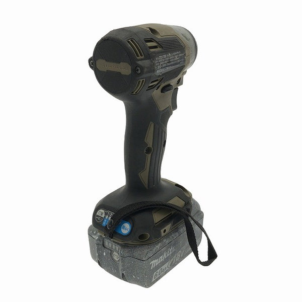 ☆中古品☆makita マキタ 18V 充電式インパクトドライバ TD173DRGXO オリーブ バッテリー2個(18V 6.0Ah) 充電器付119122 - 4