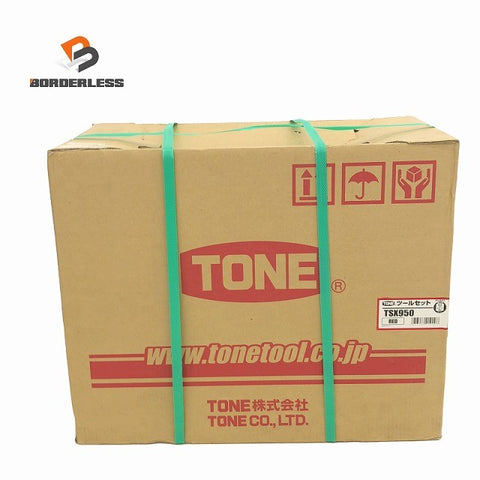 ☆未使用品☆TONE トネ 整備用工具セット ツールセット TSX950 差込角9.5mm 12.7mm レッド 自動車整備 ハンドツールセット137688