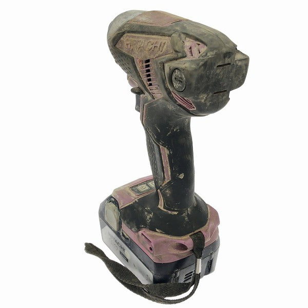 ☆中古品☆HITACHI 日立工機 18V コードレスインパクトドライバー WH18DKL バッテリ2個(3.0Ah) 充電器 ケース付 充電式134302 - 7