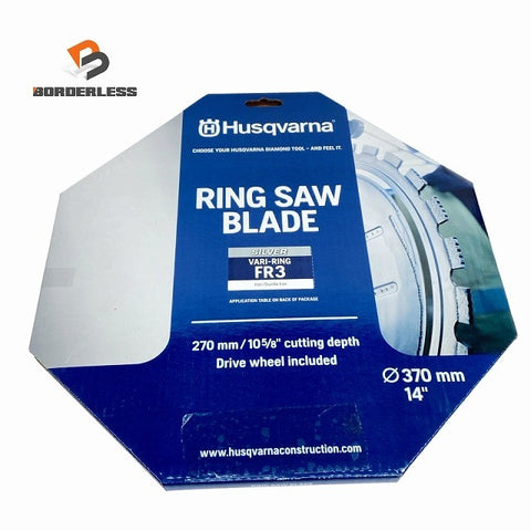 ☆未使用 ハスクバーナ ダイヤモンドブレード 14インチ VARI-RING FR3 574478702 14インチ リングカッター用 リングソー用 替刃124475