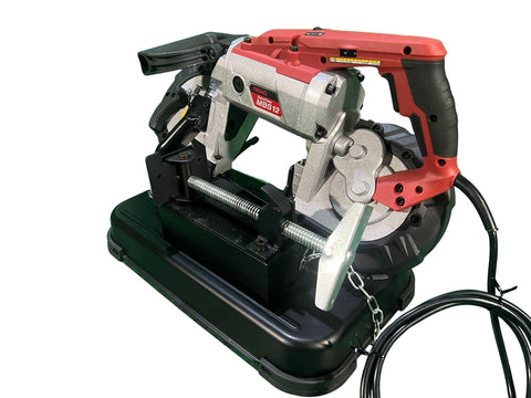☆中古美品☆MEIHO メイホー WAKITA ワキタ 100V 50/60Hz ポータブルバンドソー MBS12-1 替刃付 電動工具 帯鋸切断機135325 - 0