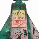 ☆中古品☆HHH スリーエッチ 強力型滑車 一車 スナッチフック型 100mm 1ton/1トン 吊り滑車 荷物吊り上げ 吊り具 荷揚げ135296 - 8