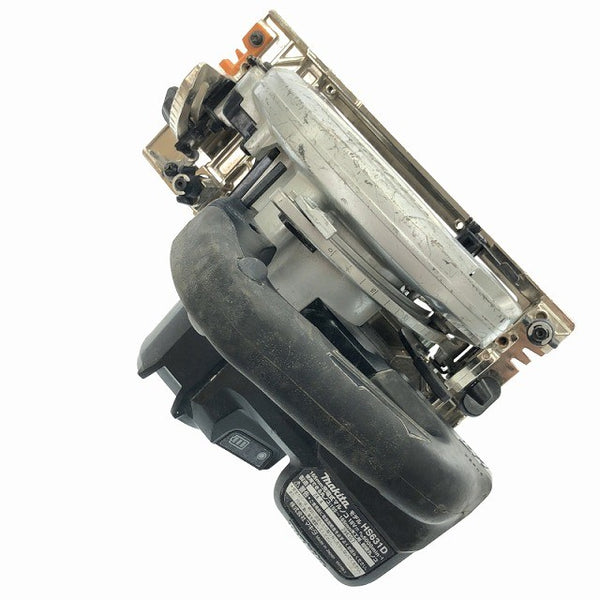 ☆中古品☆makita マキタ 18V 165mm 充電式マルノコ HS631D ブラック/黒 バッテリー1個(18V6.0Ah) 丸ノコ 丸のこ 電動工具130166 - 5