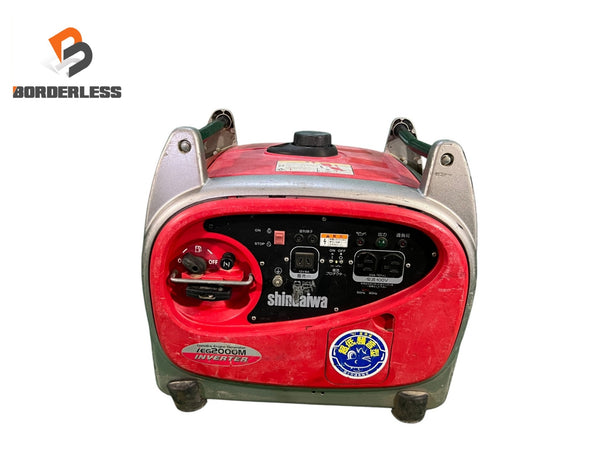 ☆中古品☆Shindaiwa 新ダイワ インバーター発電機 IEG2000M ガソリン 建築機器 防災126760 - 1
