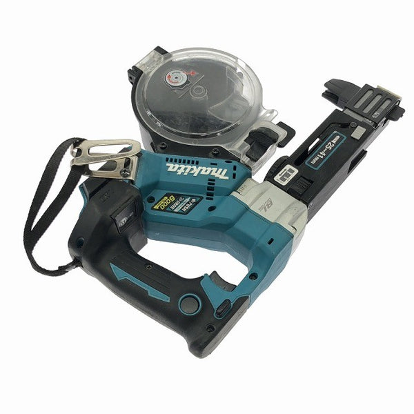 ☆中古品☆makita マキタ 18V 充電式オートパックスクリュードライバ FR451D バッテリー1個(18V 6.0Ah)付 ボード用ドライバー - 4