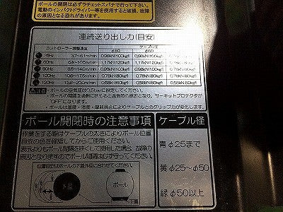 ☆美品☆IKURA イクラ 育良精機 三相200V パワーボール ISK-PB203 インバータ制御連動式 ケーブル中間送り機 延線ボール 電設工事 116784 - 8