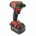 ☆中古品☆Milwaukee ミルウォーキー インパクトドライバ M18FQID バッテリ2個(18V3.0/5.0Ah) 充電器付き117079 - 3