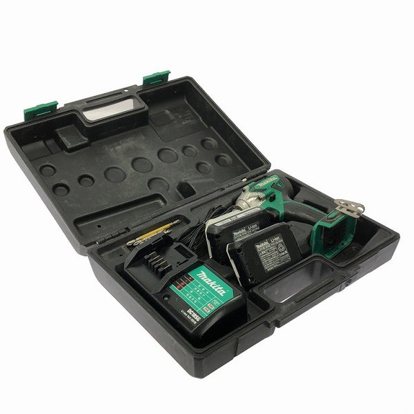 ☆中古品☆makita マキタ 18V 充電式インパクトドライバー MTD002DSX バッテリー2個(1.5Ah) 充電器 ケース ビット3本付129568 - 2