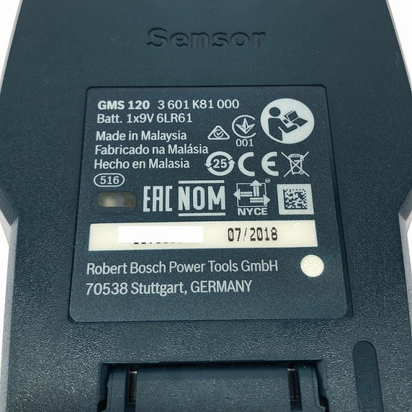 ☆中古美品☆BOSCH ボッシュ デジタル探知機 GMS120 金属探知機 ウォールディテクター ウォールスキャナー133531 - 8