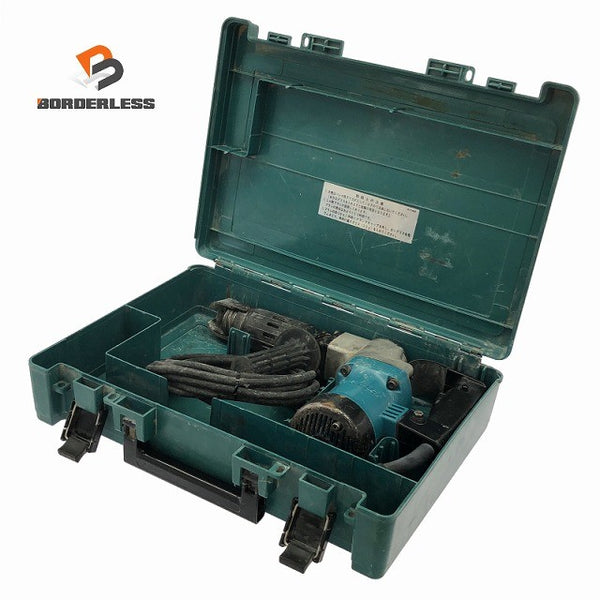 ☆中古品☆makita マキタ 100V 電動ハンマー HM0810 ケース付 六角軸 コード式 コンクリートブレーカー ハツリ機 はつり機 斫り機135109 - 1
