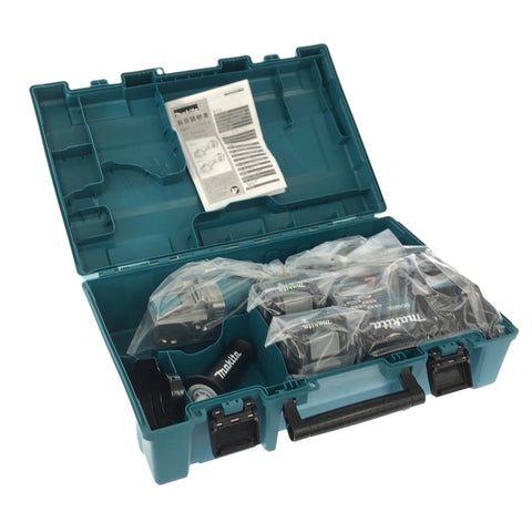 ☆未使用品☆makita マキタ 100mm 40Vmax 充電式ディスクグラインダ GA045GRMX バッテリー2個(40Vmax 4.0Ah) 充電器 ケース付135249 - 0