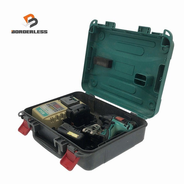 ☆中古品☆RYOBI リョービ 14.4V 充電式インパクトドライバー BID-1410 バッテリ2個(500mAh) 充電器 ケース付 コードレス117513 - 1