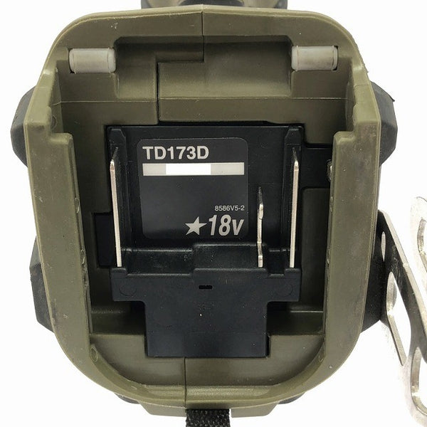 ☆中古品☆makita マキタ 18V 充電式インパクトドライバー TD173D オリーブ 本体のみ コードレス バッテリー式 電動工具128233 - 10