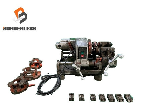 ☆中古品☆ MCC エムシーシー 100V ねじ切り機 コンジット82 パイプマシン パイプカッター 松阪鉄工所 REX/レッキス工業125482 - 1