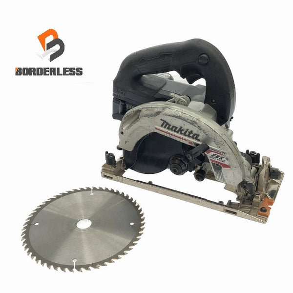 ☆中古品☆ makita マキタ 18V 165mm 充電式マルノコ HS631D 黒/ブラック バッテリー1個(18V 6.0Ah)付 製造17年5月 - 1